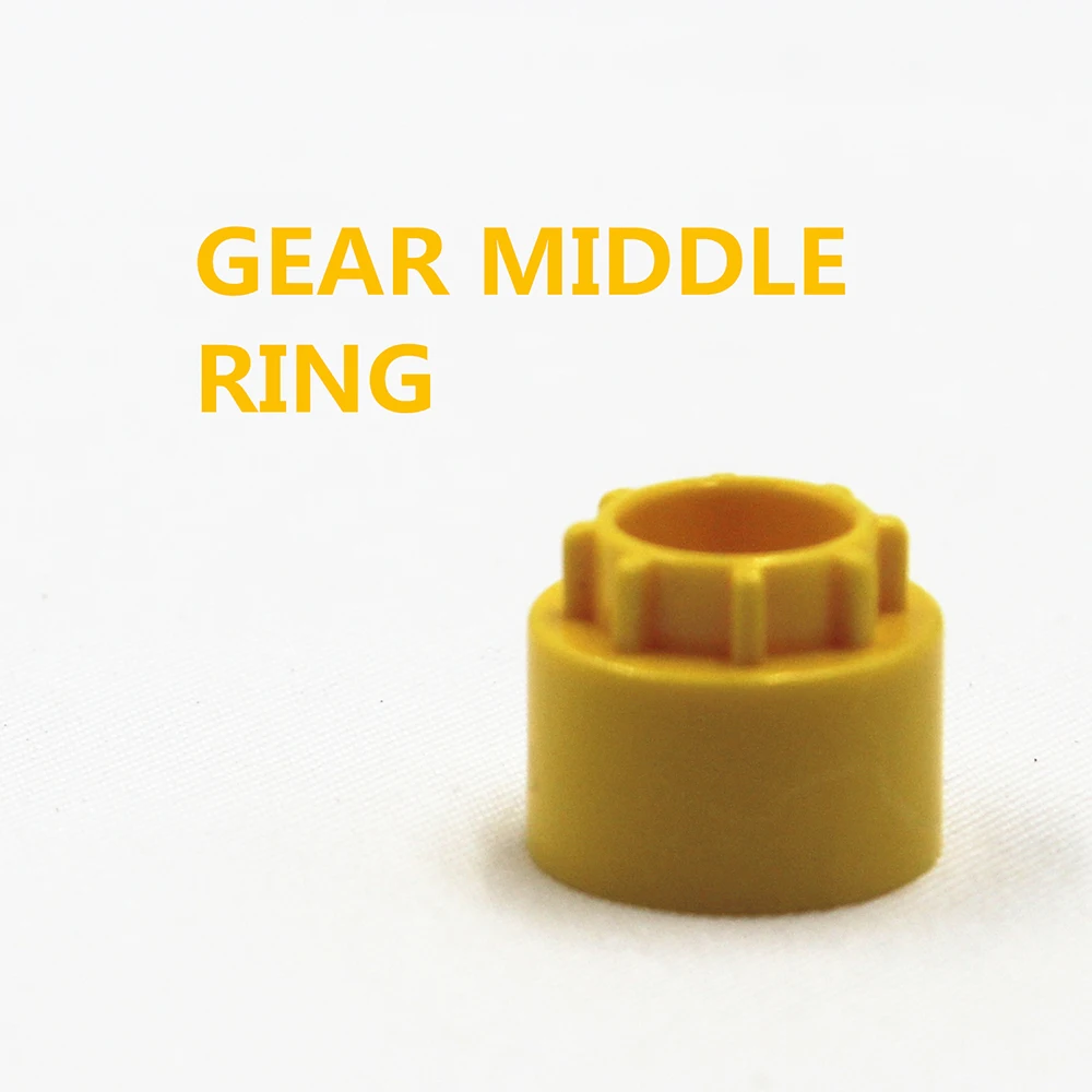 Moc Technical Gears Parts 10Pcs Driving Ring Extension Educational Building Block Bricks For Kids Toy Compatibile Con Lego 35186