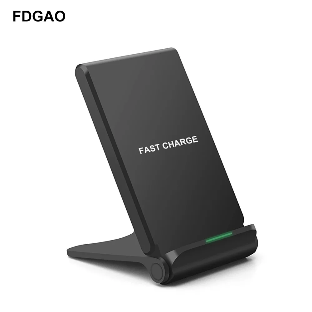 

FDGAO 10W Qi Wireless Charger Quick Charger Stand Dock for iPhone XS Max XR 8 X Samsung S9 S8 S7 Phone USB Charging Holder