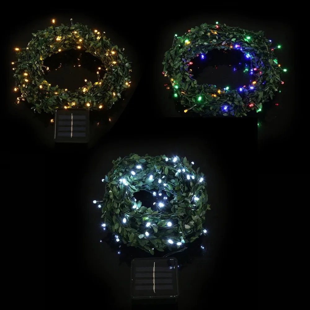ICOCO 10 m LED rattan solar light string Christmas day indoor outdoor decorative lamp | Лампы и освещение