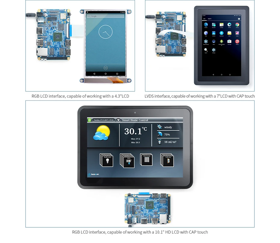 RealQvol FriendlyARM NanoPC T3 Plus макетная плата, S5P6818 Cortex-A53 1,4 ГГц+ 2 Гб DDR3+ 16 Гб eMMC, поддержка uboot/Android/Debian