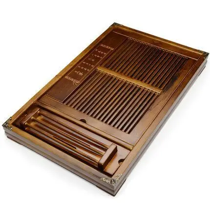 

Chinese Kung Fu tea tray drawer-style tea tray solid wood large small storage tea tray Coffee table decoration Free Shipping