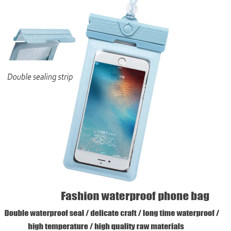 5,2-6,5 дюймов водонепроницаемые чехлы для телефонов, чехол для плавания, подводный чехол, чехол для телефона, двойное уплотнение для телефона, универсальные модели