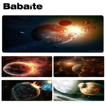 

Babaite Planet Beautiful Anime Lockedge Mouse Mat Size for 40x90CM Speed Version Gaming Mousepads