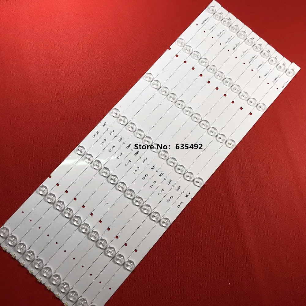 

11 Pieces/set 7LEDs New LED Strip SVH550AA2 REV05 7LED-130719 For Hisense 55" TV LED55K20JD LED55EC280J