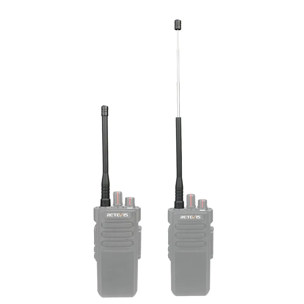 2 шт. телескопическая рантенна RETEVIS HA01 VHF/UHF 144 МГц для Kenwood Baofeng|Запчасти и