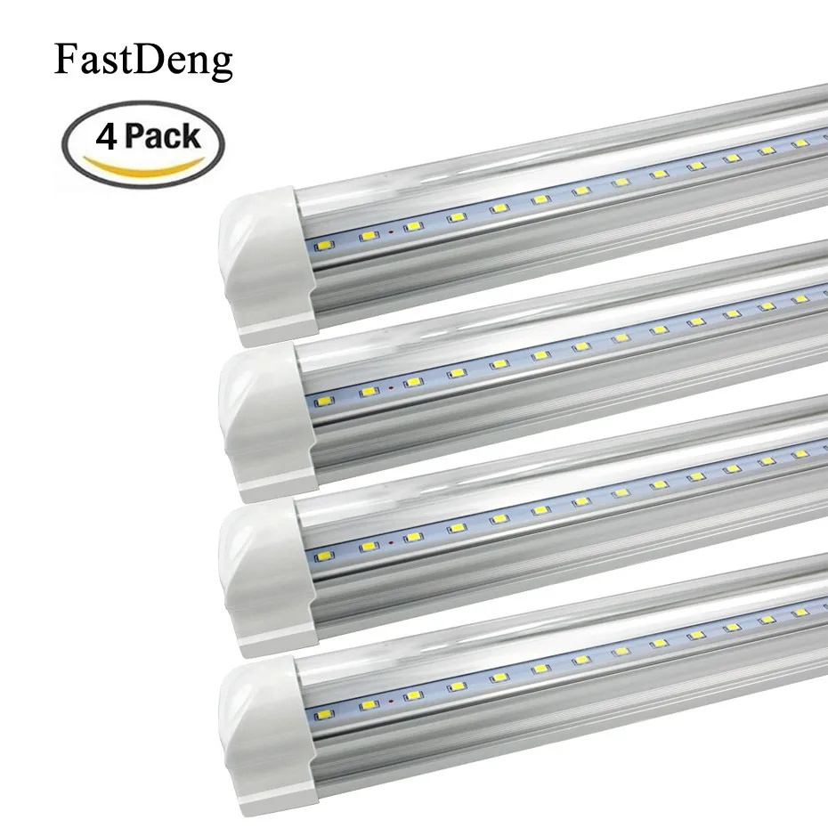 

4Pcs T8 Led Bulbs Tubes Light 10W 2FT Led T8 Integred Tube Light AC85-265V LED Fluorescent Tube For Indoor Kitchen Lighting
