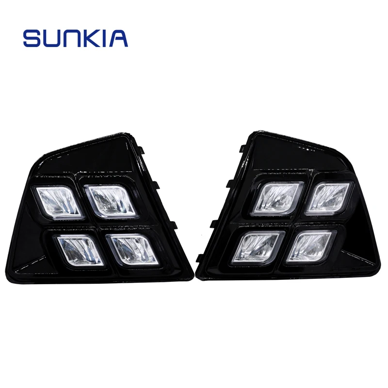  SUNKIA Car Styling Waterproof 12V LED Daytime Running Light DRL Fog Lamp For Hyundai Creta IX25 201 - 32830865594
