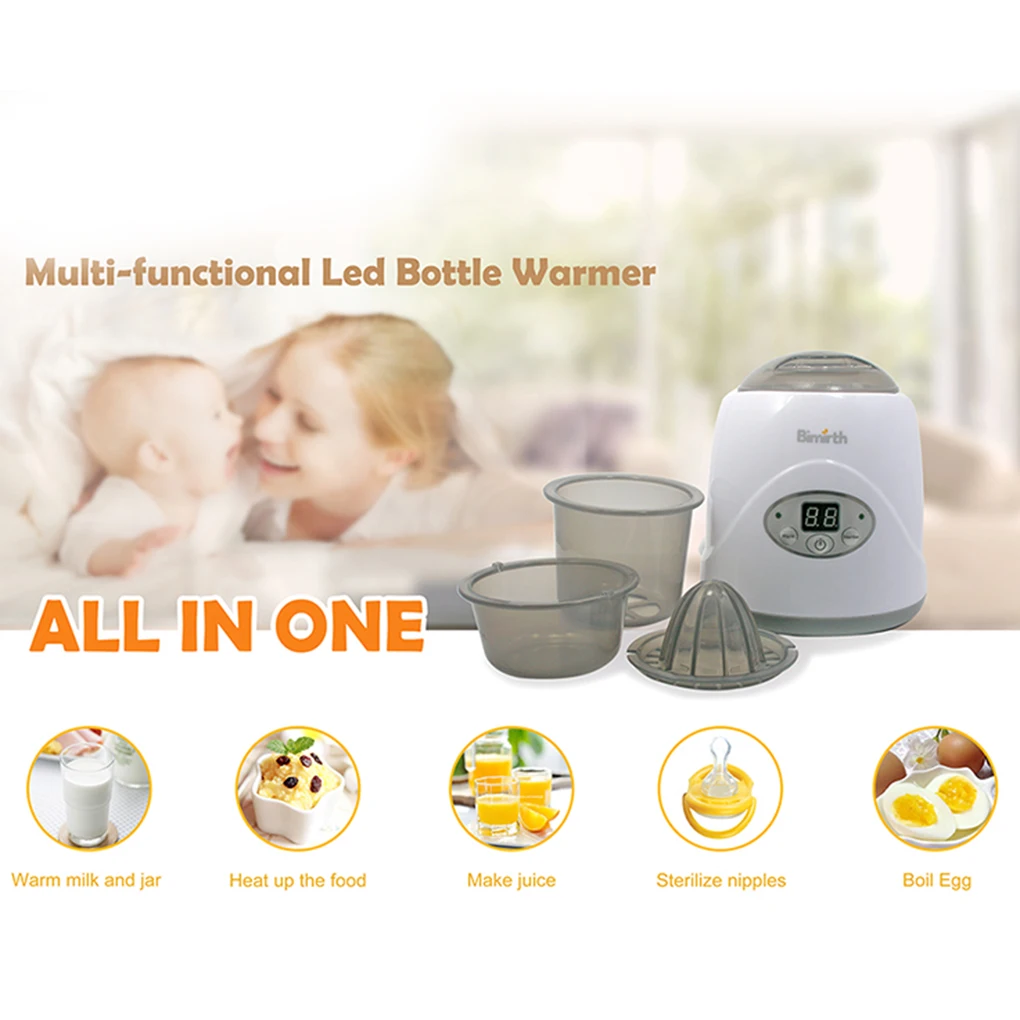 

New Safe BPA-Free Multi-functional LED Breast Milk Heater Electronic Baby Bottle Warmer Breast Sterilizer High Quality