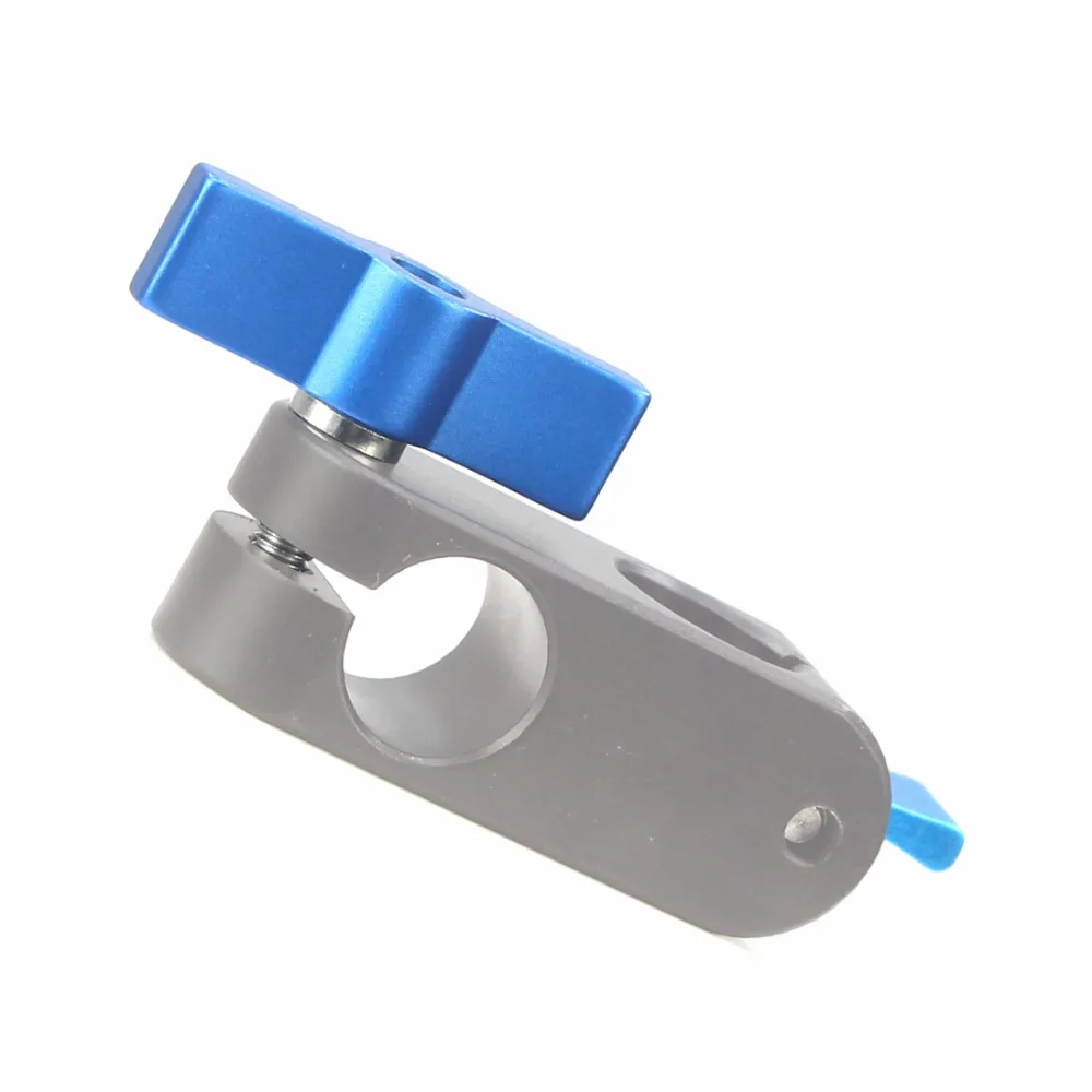 Aluminum T Type Adjustable Tighten Locking T-Shaped Handle M6 Screw Blue