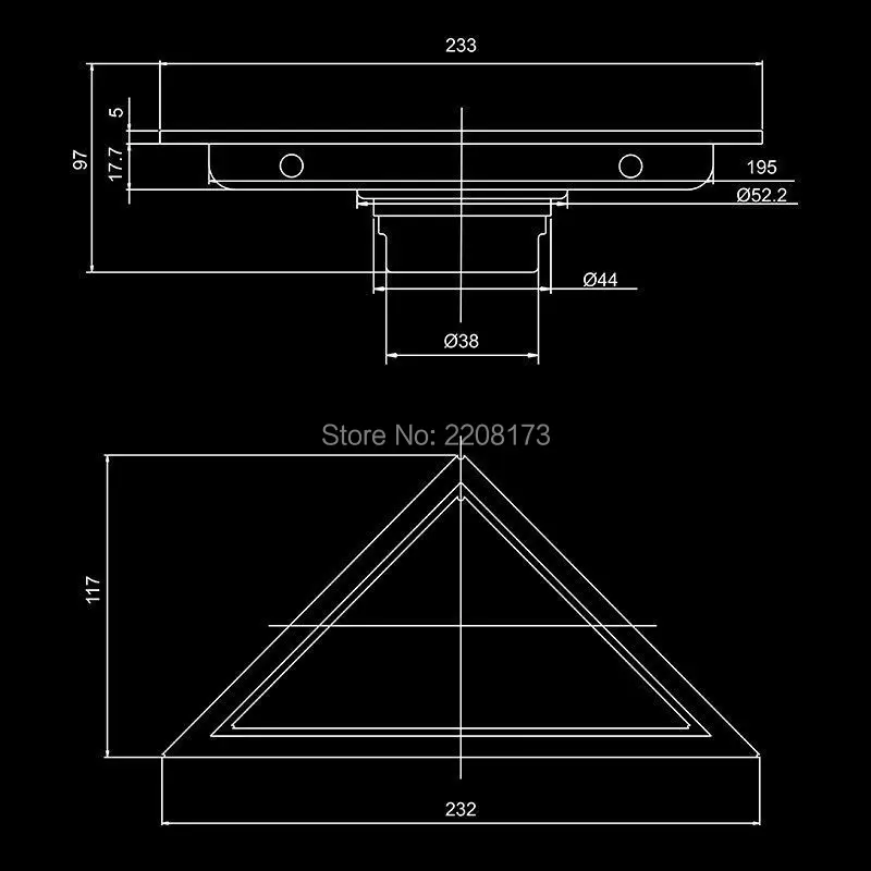 Скрытый Тип треугольная Плитка вставка пол отходов решетки душ слив SUS304 сток в полу из нержавеющей стали аксессуары для ванной комнаты