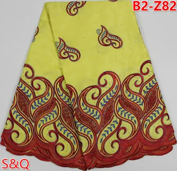 

High Quality 5yards african bazin riche lace fabric with fine work for wedding party african cord lace fabric with stone B2-Z82