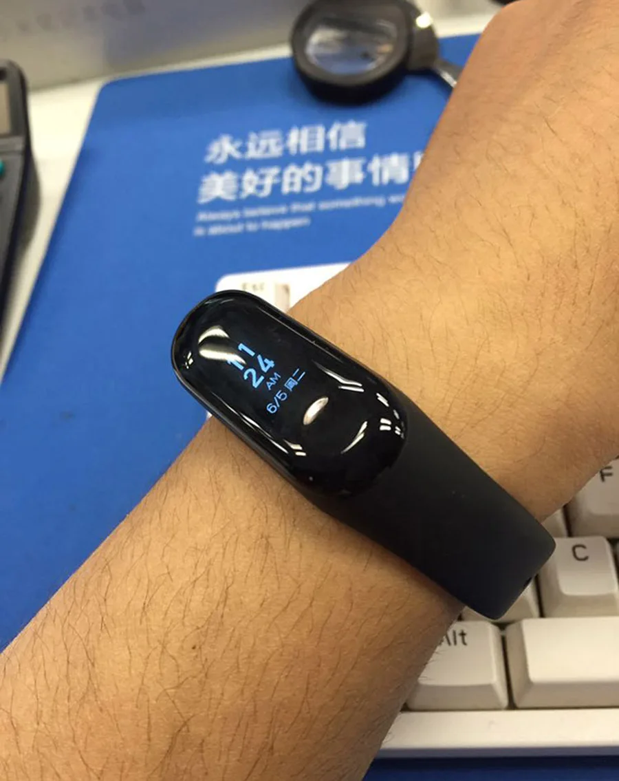 Original Xiaomi Mi Band 3 Smart band 3 Instant Message Caller ID 0.78  OLED Screen  Fitness Tracker Heart Rate Monitor (15)