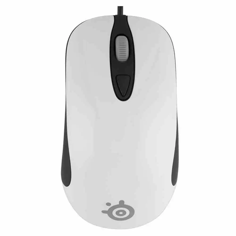 Бренд! Steelseries KINZU V3 оптическая игровая проводная мышь мыши 4 кнопки черный и белый(без коробки