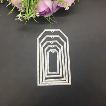 

5pc Frame Metal Cutting Dies Stencils for DIY Scrapbooking/photo album Decorative Embossing DIY Paper Cards