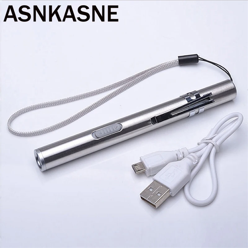 

Aluminium Alloy Waterproof LED USB Chargeable Flashlight Powerful Rechargeable Cree Torch Keychain Pen Flashlight Free Shipping