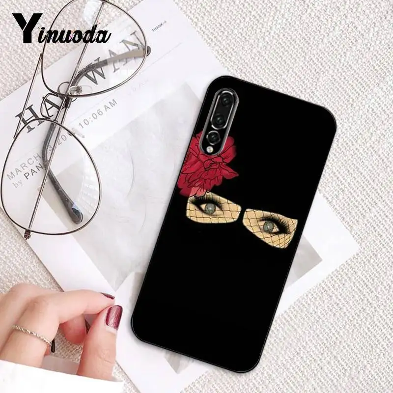 Oriental Woman In Hijab Face Muslim Islamic Gril Eyes Phone Case