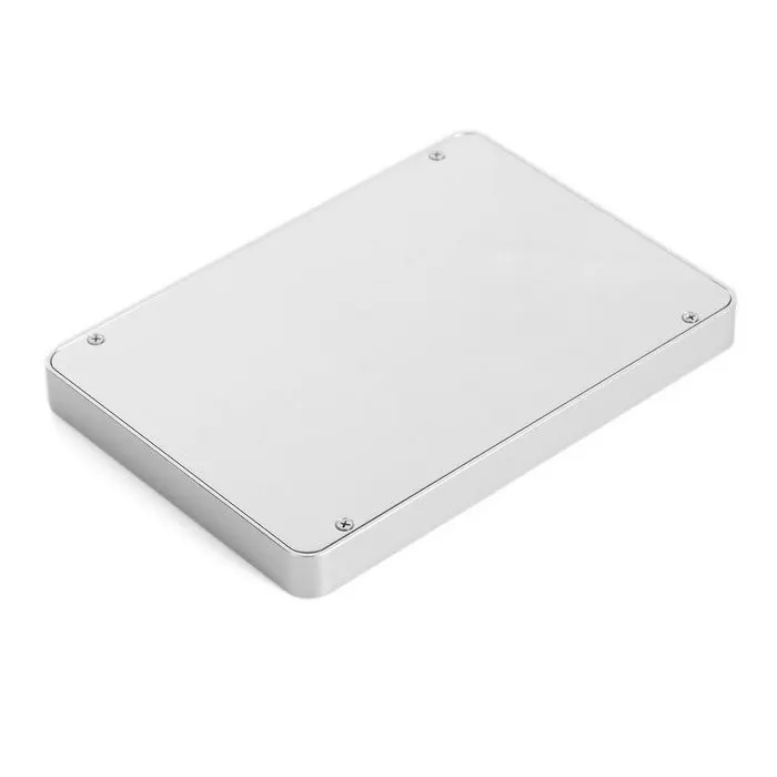  Cablecc Silber Farbe USB-C USB 3.1 Typ C zu Dual 50mm MSATA PCI-E SSD Gehäuse mit Raid Raid0 Raid1 