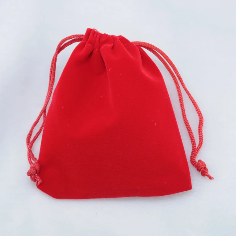 10Pcs/Lot Small Velvet Bags 5x7 7x9 9x12cm Charms Earrings Jewelry Packaging Bags Wedding Drawstring Velvet Pouches Gift Bag