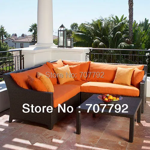 2017 New design outdoor cebu rattan furniturein Garden Sofas from Furniture on