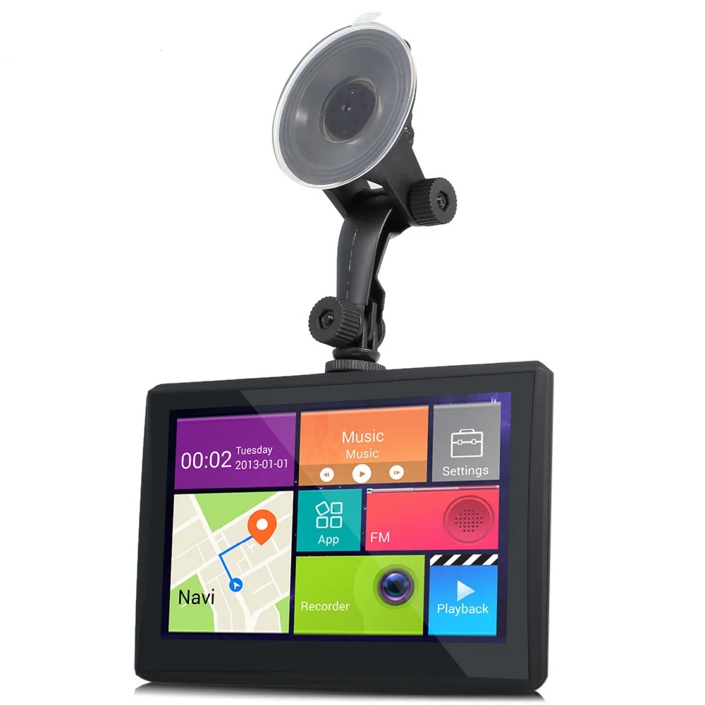 

902 7 inch Car Tablet GPS Android 4.4 170 Degree 1080P DVR Recorder WiFi FM Multi-media Player with Google Maps / Software
