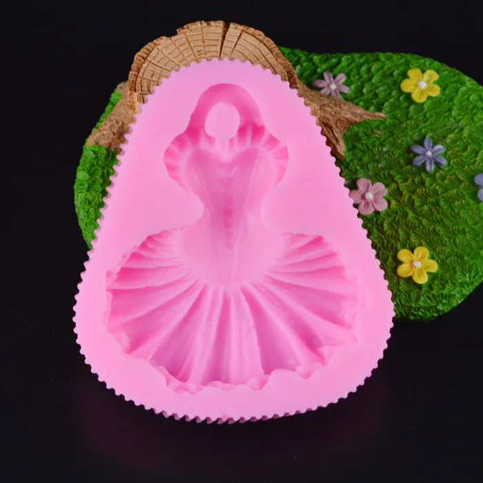 Силиконовая форма для балерины девушек дизайнерская помадки инструмент
