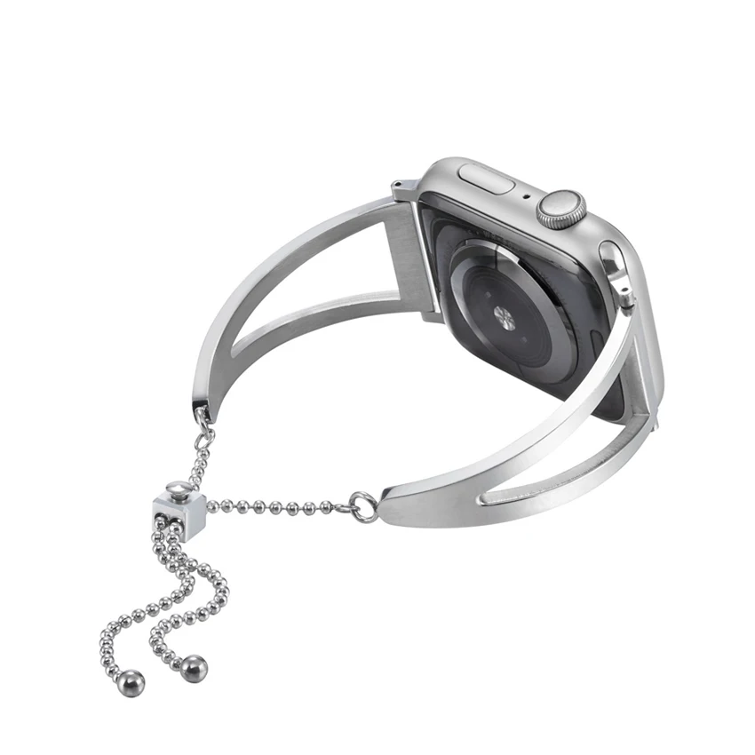 Для Apple Watch, версии 4 полосным 44 мм 40 мм, 38 мм, 42 мм, светильник модный металлический браслет Нержавеющая сталь ремешок для наручных часов iWatch, 4, версия 1, 2, 3, ремешок для наручных часов