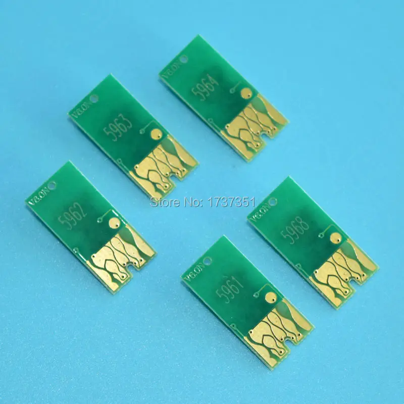 

Сбрасываемый чип T5961, T5961-T5964, T5968 для чернильных картриджей Epson 9700, 7700