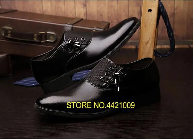 Lace-Up Men's Dress Shoes Size 38-47 Black Classic Pointed Toe Oxfords For Men Fashion Mens Business Party Shoes Formal Dress Lace-Up Men's Dress Shoes Size 38-47 Black Classic Pointed Toe Oxfords For Men Fashion Mens Business Party Shoes Formal Dress
