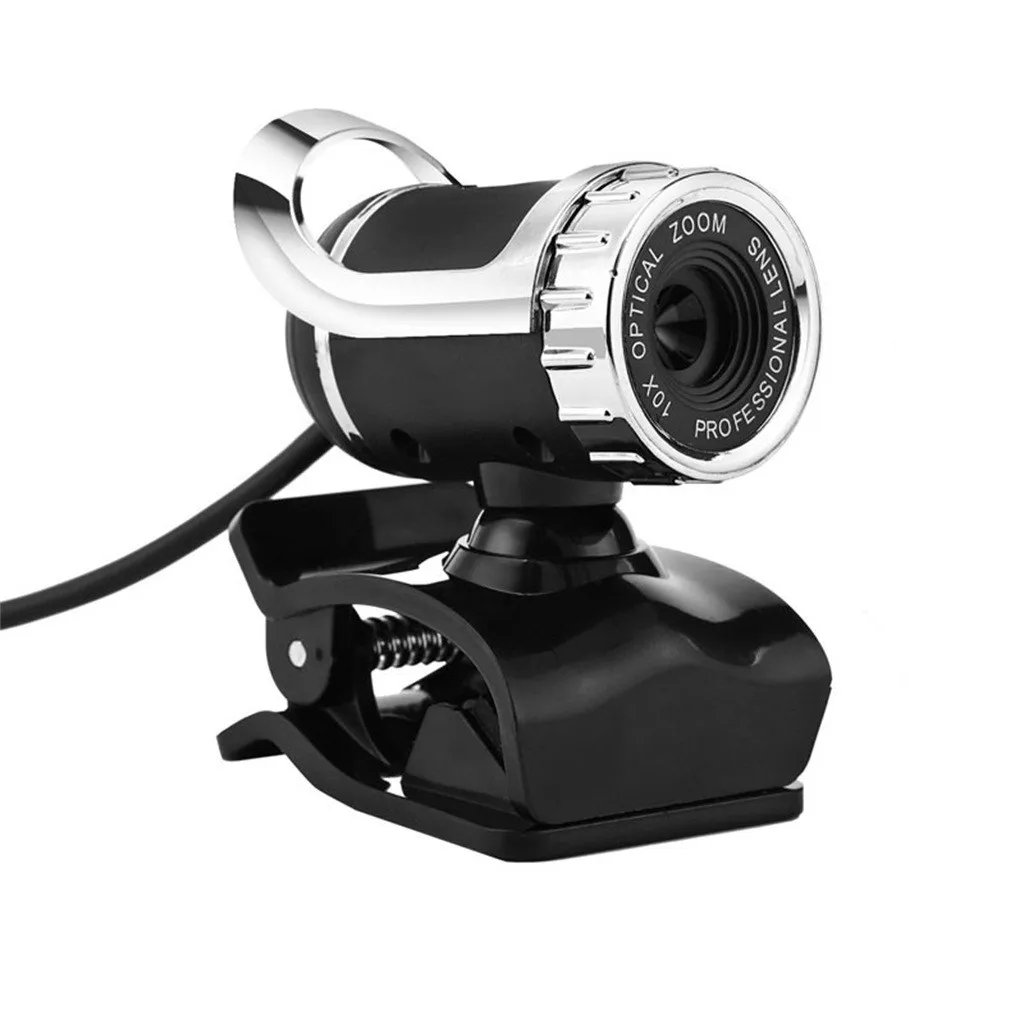 Высокое качество 360 градусов USB 12 м HD веб-камера Веб-камера клип-на Цифровая видеокамера с микрофоном Микрофон для ноутбука ПК компьютер L0311 - Цвет: Белый