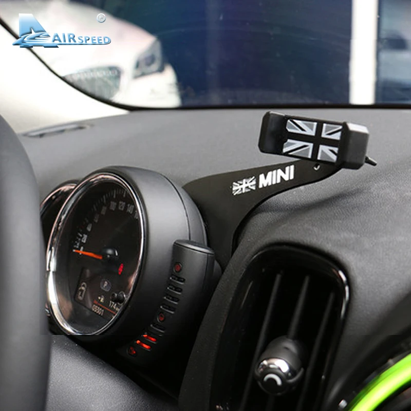 Серый кронштейн Airspeed Union Jack для Mini Cooper F55 F56 F54 аксессуары автомобильный держатель