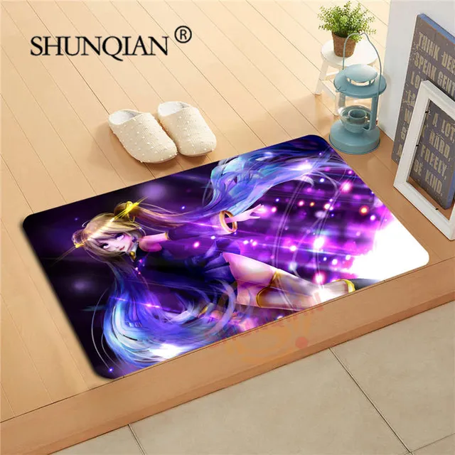 Hatsune Miku Anime Doormat Custom Your Mats Print slip resistant Door