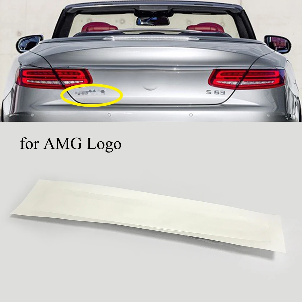 

For AMG Logo Sticker 3D Letter Emblem Chrome Decor For Mercedes Ben R171 R172 A200 C180 E200 C200 SLK ML350 ML320 Accessories