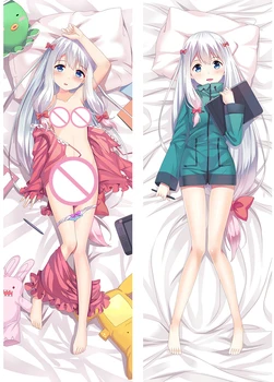 

Japan Anime Eromanga sensei characters sexy girl Izumi Sagiri otaku Dakimakura throw pillow cover Hugging Body pillowcase