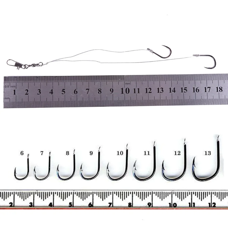 Рыболовные крючки с нейлоновой леской, стальная струна, рыболовный крючок, Барб, морская рыболовная струна, рыболовные снасти, аксессуары, для улицы
