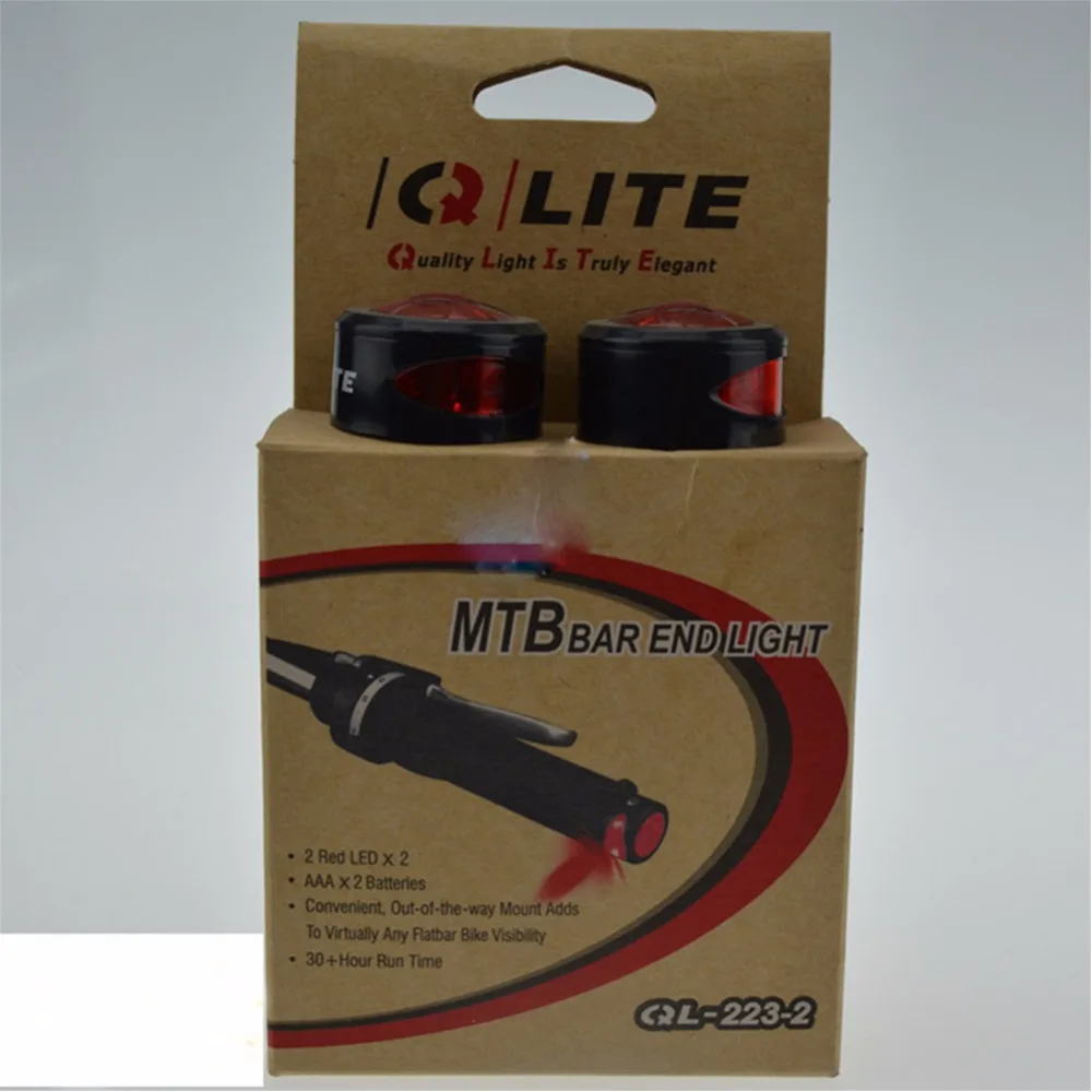 Flash Deal Taiwan Q-LITE MTB Bar End Light Ergonomics 2 Mode Steady Flash Road Bike Bar End Light Super Light Bicycle Handlebar Rear Light 9 Flash Deal Taiwan Q-LITE MTB Bar End Light Ergonomics 2 Mode Steady Flash Road Bike Bar End Light Super Light Bicycle Handlebar Rear Light 9