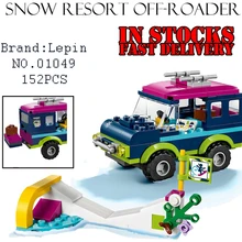 New LEPIN 01049 Snow Resort Off Roader 152PCS Building Blocks Bricks Enlighten font b Toys b