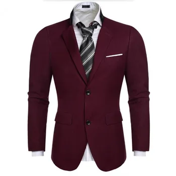 

Men suits jacket custom made groom wedding tuxedos jacket single breasted pure color work formal suits jacket