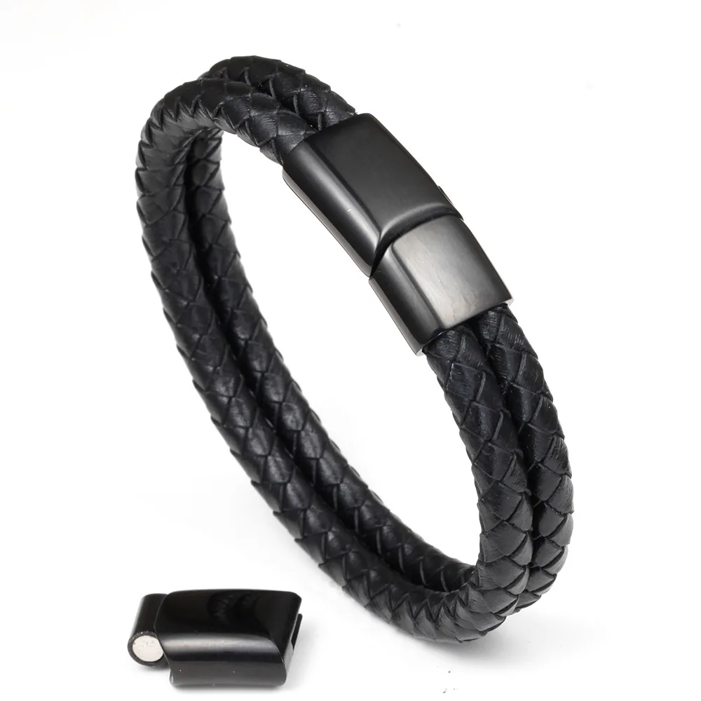 double leather bracelet (1)