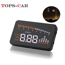 GEYIREN X5 Car HUD  OBD II Head-Up Display Overspeed Warning System Projector Windshield Auto Electronic Voltage Alarm