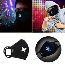 Новинка 1 шт крутая унисекс маска для рта для Мужчин Черная хлопковая ветрозащитная маски со ртом для лица для женщин сохраняет тепло фосфоресцирующая маска для рта для мальчиков