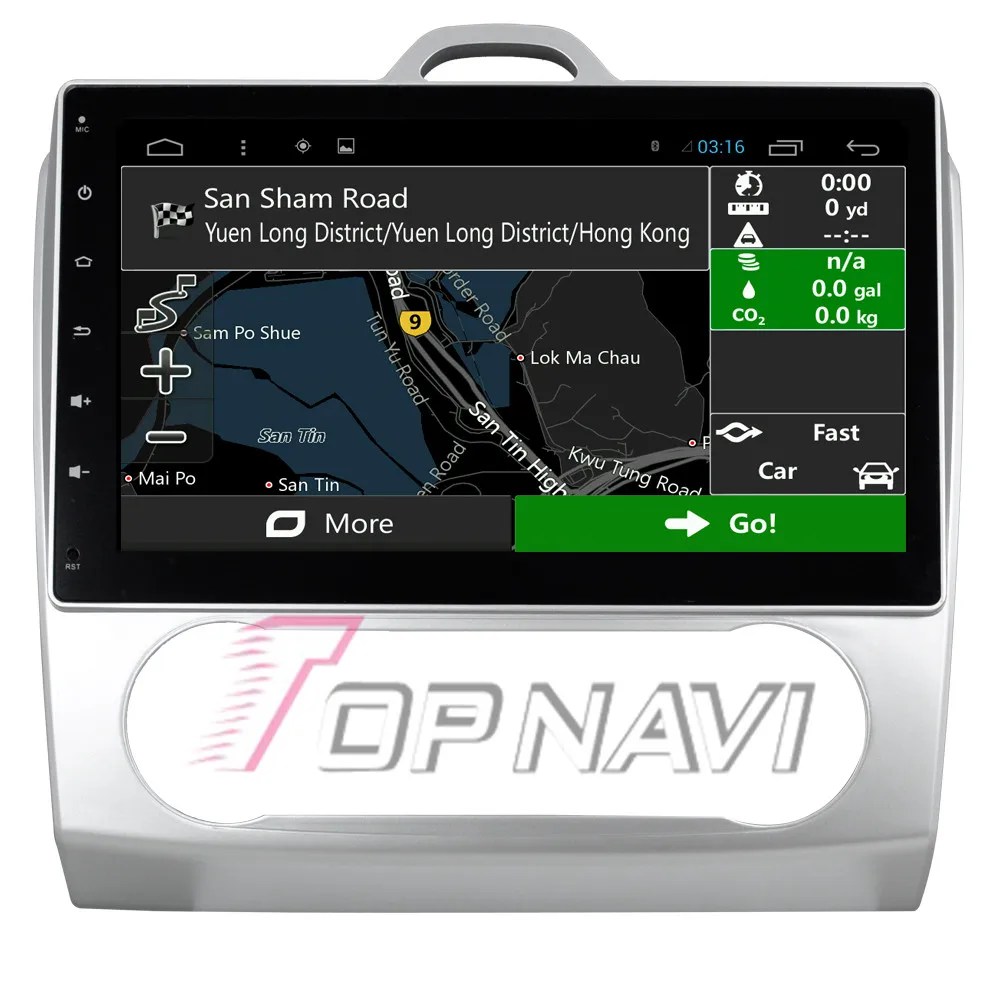 Cheap Topnavi 10.2" Quad Core Android 6.0 Car GPS Navigation for Focus 2 Auto Autoradio Multimedia Audio Stereo,NO DVD In Dash 4