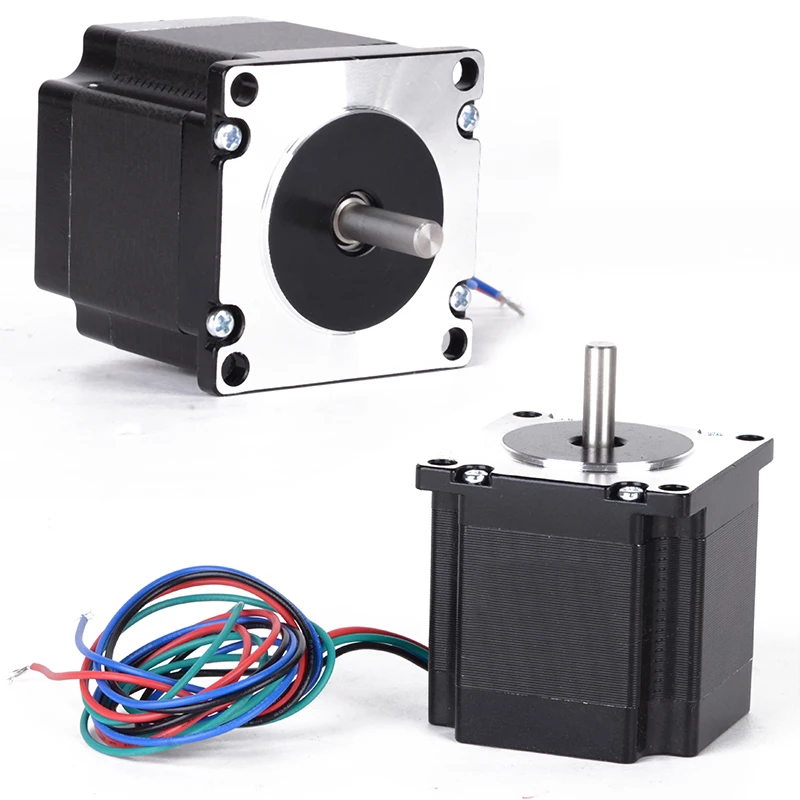 

1pc 56mm Single Shaft Nema 23 Stepper Motor 24V 1.8 Degree 4 Leads 4 Channel Motors