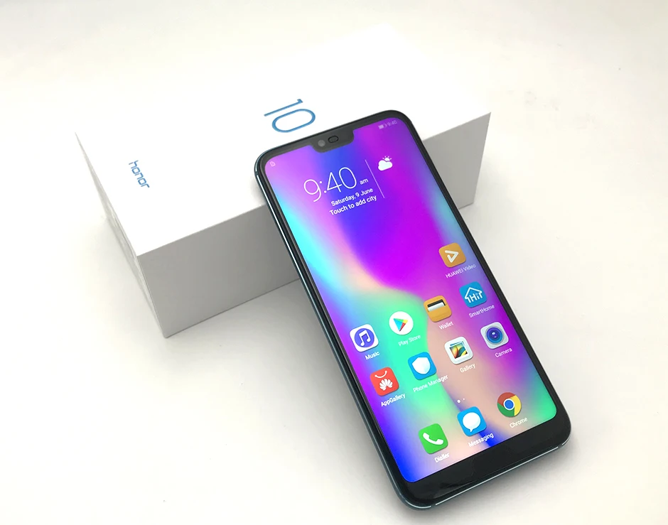 Honor 10 Мобильный телефон honor 10 19:9 полный экран 5,84 дюймов AI камера Восьмиядерный отпечаток пальца ID NFC android 8,1