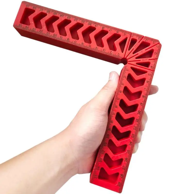 3 4 6 inch 90 degree l shape right angle ruler woodworking