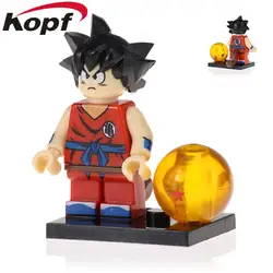 50 шт. PG1367 Dragon Ball Z цифры Гоку Сын Готен Gotenks Мужские Шорты для купания Tien Шинхан Android 18 строительные блоки кирпичи игрушки для детей