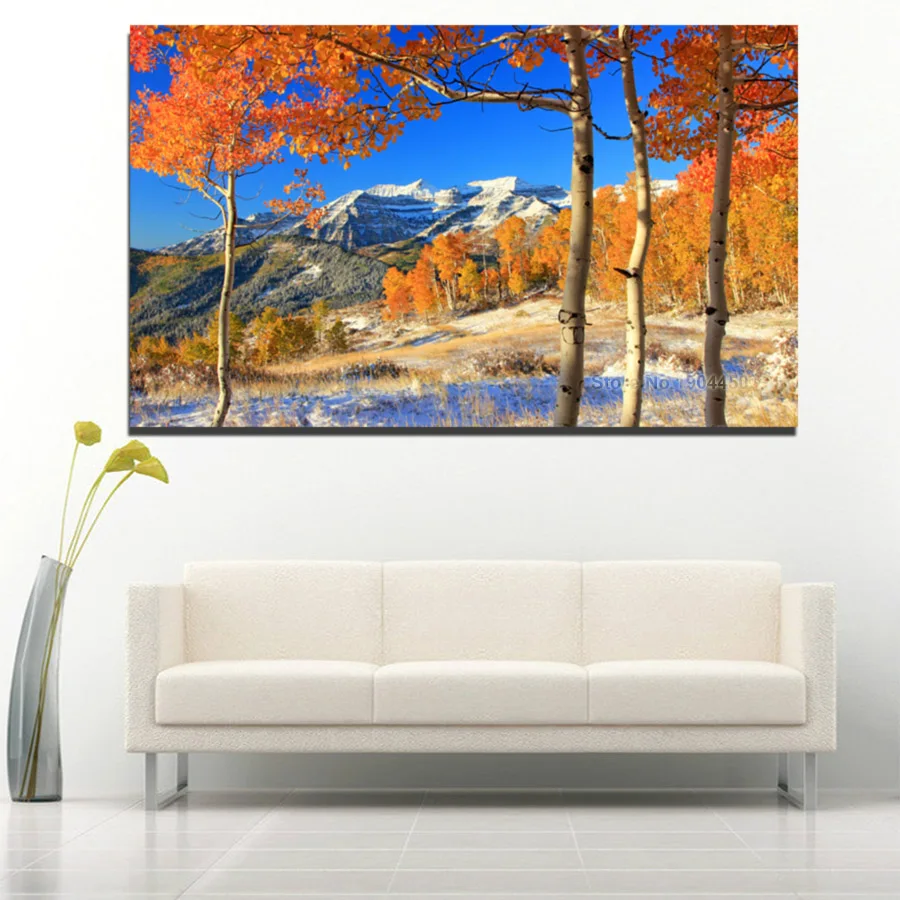 Buy Unframed Canvas Painting Season Landscape Scenery