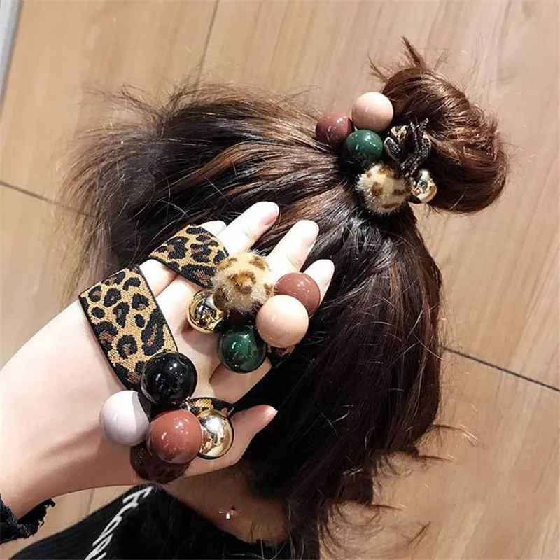 

Bonita Ella Hair Elasitc Band Leopard Printed For Wedding