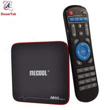 MECOOL M8S PRO W Smart tv Box Amlogic S905W cpu четырехъядерный процессор 2 Гб ОЗУ DDR3 16 ГБ Android 7,1 ТВ-приставка 2,4 ГГц WiFi 4K H.265 ТВ-приставка