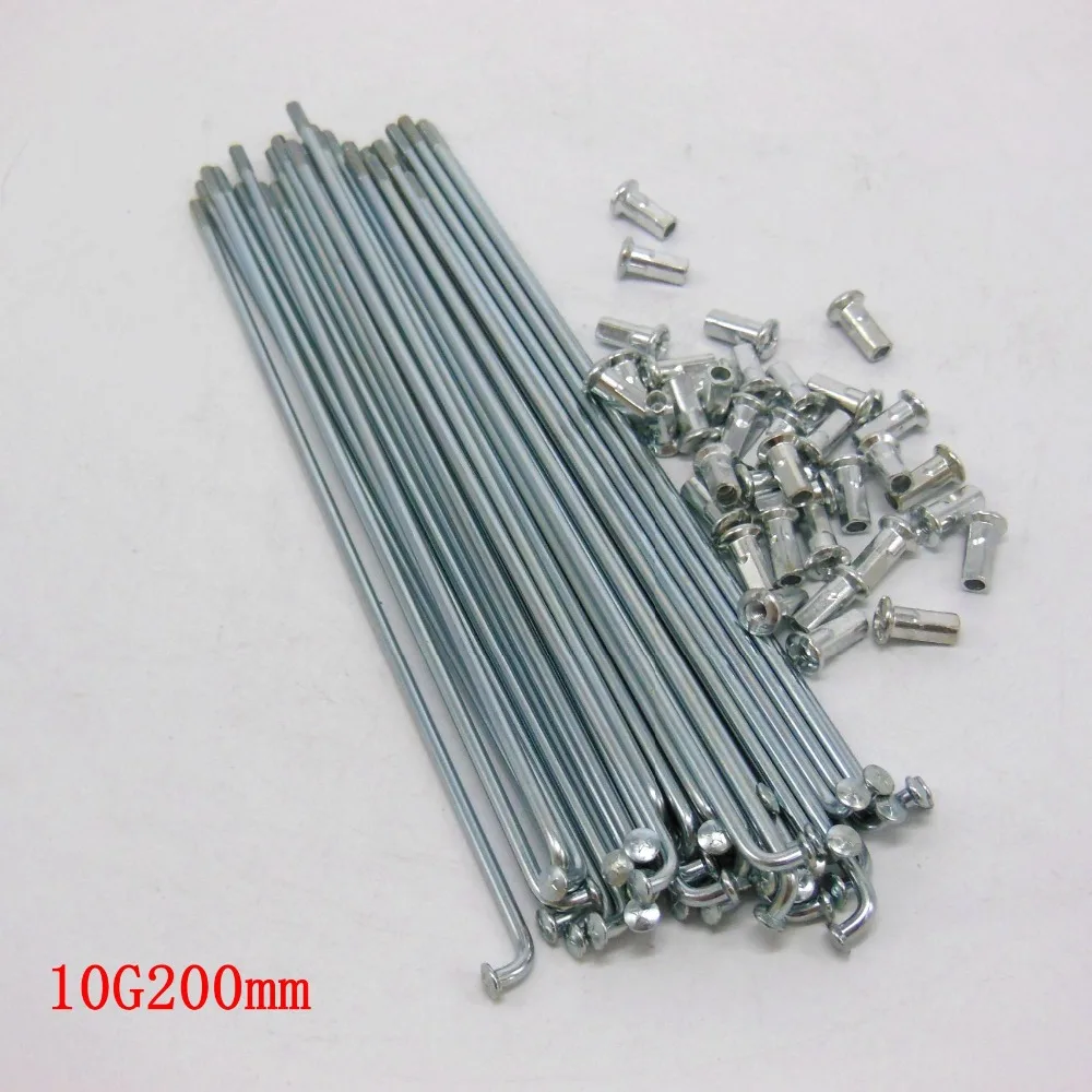 Perfect Electric bicycle 10G Diameter3.0mm Length 97-234mm spokes + nipples 37pcs/lot 5