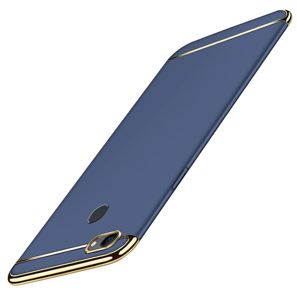 

For Oppo F9 Case Luxury 3 in 1 Ultra Slim Hard PC Back Protective Phone Case For Oppo F9 Pro F7 A7X F 9 Full Body Cover (E1009)